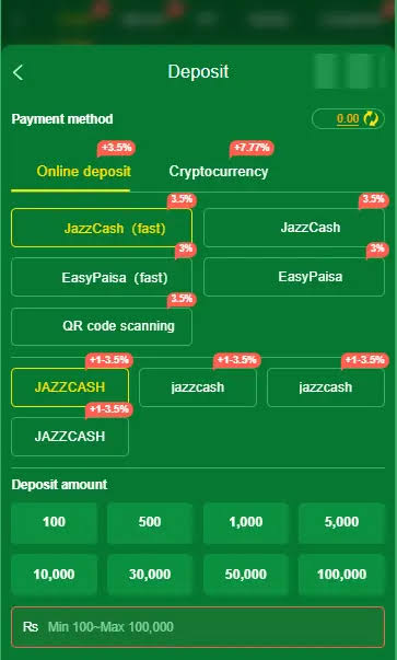 Deposit Pak998 App
