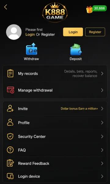 K888 Login