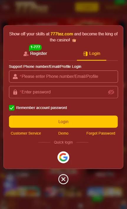 Login 777tez