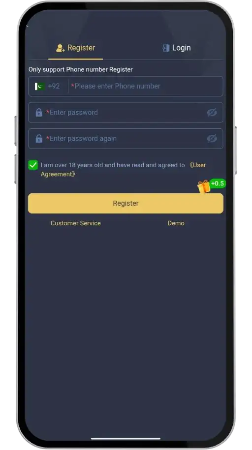 UR8 Game registration